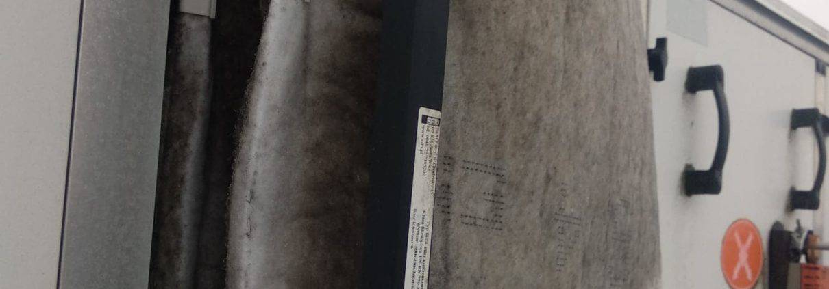 Wymiana filtrów centrali wentylacyjnej